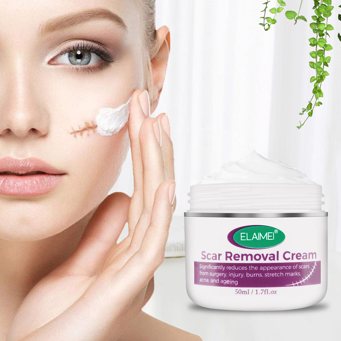Crème Réparatrice Peau & Vergetures – Effet Anti-Cicatrices, Anti-Imperfections